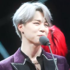 • — #jimin grey hair icon ~ 181214 #jimin icon