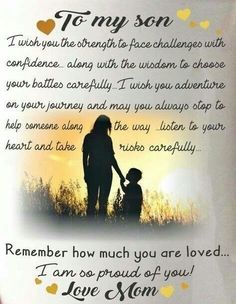 a mother's love poem for her son