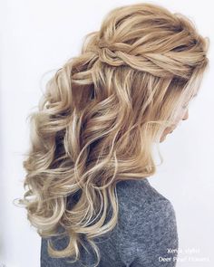 Half up half down wedding hairstyles from xenia_stylist #weddings #weddingideas #weddinghairstyles #hairstyles #longhairstyles Hair Design For Wedding, Beautiful Wedding Hair, Elegant Wedding Hair, When You, Wedding Hairstyles Half Up Half Down, Fringe Hairstyles, Wedding Hair Down, Penteado Cabelo Curto, You Are