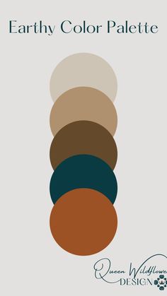 the earthy color palette is shown here