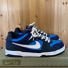 Great Condition In Original Box Rare, Vintage, Y2k Nike Blue, Vintage Y2k, Men's Nike, Mens Shoes Sneakers, Nike Men, Nike Shoes, Original Box, Blue White, Shoes Sneakers