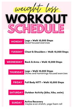 Best Workout Schedule, Weight Training Schedule, Cardio Workout Plan, 45 Minute Workout, Weekly Workout Plans, 20 Minute Workout, Training Schedule, Workout Plan For Women