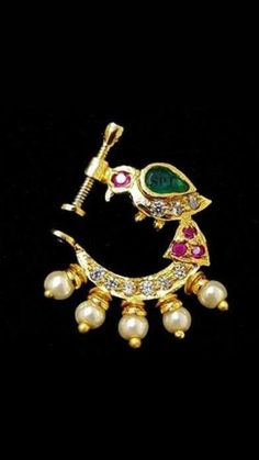 M  Aseyjghggggccccfgfgbcgfy7ygg f ccfgtggg8gtt #indiandiamondbracelets Traditional Nose Pins Indian, Nath Design, Rajputi Jewellery, Diamond Nose Ring, Black Beads Mangalsutra Design