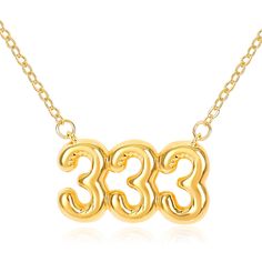 PRICES MAY VARY. 【Angelic Design】Our angel numbers necklace is intricately crafted to embody the divine essence, featuring a delicate arrangement of sacred numbers with profound spiritual significance. Each number symbolizes unique messages and energies, offering guidance, protection, and inspiration to the wearer as they navigate life's journey. 【High-Quality Material】We take pride in using premium materials to create our angel number necklace. Crafted with precision and care, this 333 necklace 333 Angel Number Necklace, 333 Jewelry, 333 Necklace, Angelic Design, Sacred Numbers, 111 222 333 444 555, Divine Essence, Friendship Birthday, Number Jewelry