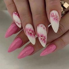 Nail Tattoo, Nail Forms, Blossom Design, Peach Blossoms, False Nail, Nail Games, Nail Supply