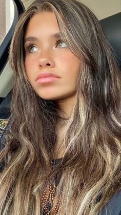 Teen Girl Haircuts, Nessa Barrett, Sleek Hairstyles, Long Hair Cuts, Messy Hairstyles, Blonde Highlights, Beauty Inspiration, Hairstyles With Bangs