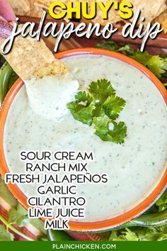 guacamole dip in a bowl with tortilla chips on the side