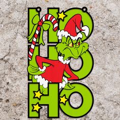 an image of the grino christmas sign