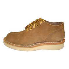 Don't need a full boot? Try Baker's Oxford by White's boots for the same quality as a White's Smoke Jumper but a lower cut, more comfortable alternative. Easy on and off comfort in a style that will last through the ages. Black, Brown, and Navy Chrome Excel by Horween leather is now available! Also, Bull Hide leather is now available on this style! Bull Hide leather requires a leather liner and will generate a $50 up-charge. Vibram Unit lug sole generates a $10 upcharge due to the mandatory leat Suede Work Boots With Reinforced Heel And Plain Toe, Chukka Boots With Reinforced Toe For Walking, Fall Chukka Boots With Reinforced Round Toe, Fall Chukka Boots With Reinforced Toe, Fall Chukka Boots With Snip Toe And Rubber Sole, Casual Steel Toe Boots With Snip Toe, Casual Steel Toe Snip Toe Boots, Brown Steel Toe Chukka Boots, Casual Lace-up Boots With Rubber Sole And Snip Toe