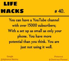 #lifehacks #40 Youtube Money, Good Vibes, You Think, Thinking Of You, Money