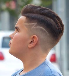 An ultimate guide listing a whopping 100 best hairstyles for Teenage Boys. From the undercut to the mohawk, there’s something for everyone.#boyhair #boysstyle #kidshair #trendyboys #coolhair #boyscut #hairstyleideas #littleman #hairinspo #boysfashion Boys Short Haircut Kids Fade With Line, Boys Haircut Designs Lines Kids, Boys Haircut Designs Lines, Boys Haircut With Lines, Boys Haircut Trendy Teenage, Boys Hair Designs Lines, Boys Hair Styles, Hairstyles For Teenage Boys