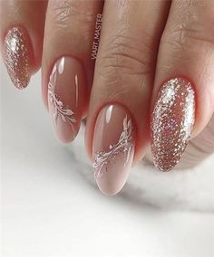 Square Nail, Valentine Nails, Fancy Nails Designs, Almond Nail, Pretty Nail Art, Pink Nail