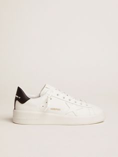 PURESTAR sneakers with black heel tab Sporty Platform Sneakers With Branded Heel Counter, White Platform Sneakers With Contrasting Heel For Streetwear, Modern White Platform Sneakers With Contrasting Heel, White Low-top Medium Fit Platform Sneakers, White Platform Sneakers With Rubber Sole, Medium Fit, Modern White Platform Sneakers With Vulcanized Sole, High-top Platform Sneakers With Contrasting Heel, High-top Platform Sneakers With Contrasting Heel Counter, White Platform Sneakers With Branded Heel