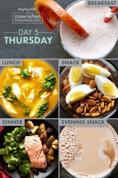 This 7-Day Clean Eating Challenge Will Make You Feel Amazing Cooking Challenge, Foods And Drinks, Easy Salmon Recipes, Fitness Challenge