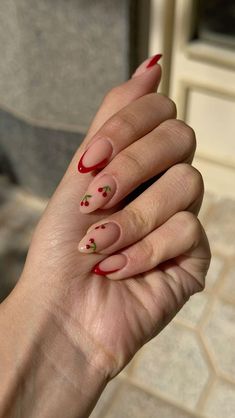 Kutek Disney, Unghie Nail Art, Red Acrylic Nails, Smink Inspiration