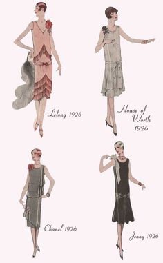 1926 Fashion, 1920s Evening Gowns, Paris Evening, 1920 Style, Flapper Girls, Fashion Through The Decades