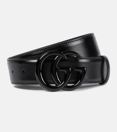 GG Marmont leather belt in black - Gucci | Mytheresa Bold Gold Jewelry, Spring Sunglasses, Gucci Shop, Wide Leather Belt, Gucci Gg Marmont, Classic Bags, Gg Marmont, Chain Belt, Gucci Accessories