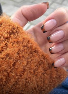 November Nails Designs, November Nails Fall, Deer Nails, Fall Nail Inspo, Asian Nails, Plaid Nails, Nails Fall