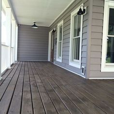 the front porch is clean and ready for us to use