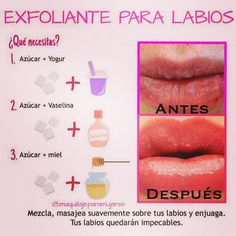 47 Me gusta, 4 comentarios - AGAPE ®️ Boutique (@agapetendenciasdemoda) en Instagram: "#tipsbelleza #agapeangelagonzalez  #exfoliantelabios #mujer #belleza" Diy Lip Scrub, Italian Beauty Secrets, Facial Tips, Diy Beauty Treatments, Lip Scrub Diy, Beauty Hacks Skincare, Face Tips, Mascara Tips, Diy Lips