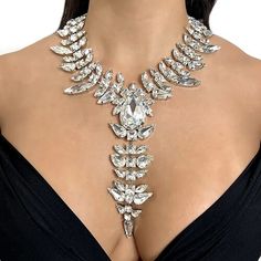 Gender:Women's; Quantity:1PC; Shape:Y Shaped; Style:Luxury,Tassel; Jewelry Type:Pendant Necklace; Occasion:Wedding,Party; Material:Rhinestones; Length of Necklace:3025; Design:Transparent; Features:Wedding; Front page:WE; Shipping Weight:0.05; Listing Date:05/08/2024 Necklace For Wedding, Wedding Party Accessories, Cheap Necklaces, Wedding Party Jewelry, Tassel Jewelry, Full Look, Colored Contacts, Necklace Online, I Love Jewelry