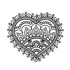 a black and white drawing of an intricate design