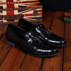 Big Size 38-47 Men Loafers Leather Men Shoes Moccasins Dress Loafers Shoes gold-38 Summer Patent Leather Loafers With Round Toe, Black Oxfords For Formal Summer Events, Black Formal Oxfords For Summer, Black Summer Loafers For Business, Fall Loafers With Pointed Toe, Black Slip-on Dress Shoes For Summer, Summer Formal Tassel Loafers With Round Toe, Cowboy Shoes, Dance Heels