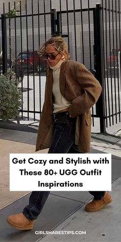 Embrace the cozy-chic vibes of winter with our collection of 80+ stylish UGG outfit ideas! From casual looks perfect for a coffee date to elevated ensembles for a night out, these outfit ideas will show you how versatile and fashionable UGG boots can be. | uggs outfit aesthetic | uggs outfit winter | uggs outfit tasman | uggs outfit fall | uggs outfit jeans | uggs outfit black | uggs outfit aesthetic winter | uggs outfit asian | tasman uggs outfits | platform uggs outfit | outfits with uggs Uggs Outfit Jeans, Jeans Uggs Outfit, Uggs Outfit Aesthetic, Classic Mini Uggs Outfit, Tasman Uggs Outfit, How To Wear Ugg Boots, Black Uggs Outfit, Tasman Uggs Outfits, Aesthetic Uggs