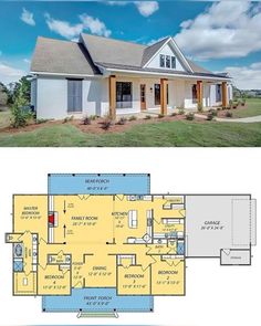 two story house plans with open floor plan