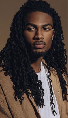 Long Dreads, Hair Reference, Portrait Inspiration, Pretty Men, Black Is Beautiful