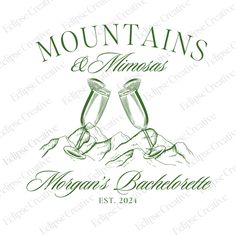 the label for mountians and minnesotas morgan's bachelore estate, est 2012