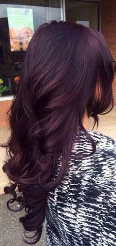 So beautiful Purple Hair Color Highlights, Violet Hair Colors, Hair Color Plum, Dark Purple Hair, Purple Highlights