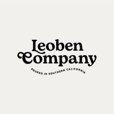 the logo for leoben and company, which is located in southern california's