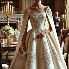 Glamorous dresses for royalty CREATED BY: @LADY_AKAR Queens Dress Royal, Dresses For Royalty, Wedding Dress Code Ideas, Royal Outfits Classy, Coronation Gown, Royal Dresses, Glamorous Dresses, Royal Style, Fairytale Dress