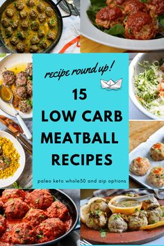 the top 15 low carb meatball recipes