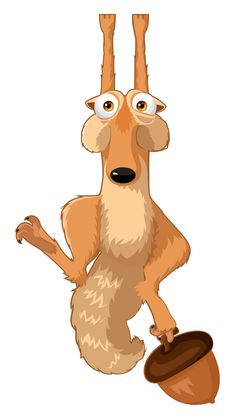 a cartoon dog with big eyes and a hat on his head is standing up in the air