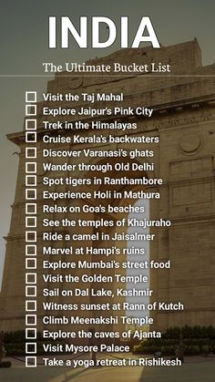 india the ultimate bucket list - screenshots for iphone, ipad and ipod devices