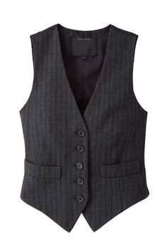 Labels Clothing, Look Office, Tomboy Chic, Man Up, Wool Vest, Inspired Fashion, Menswear Inspired, Styling Tips, Vest Dress