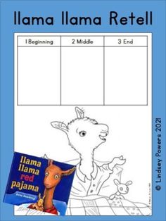 the llama llama retell is shown in this book