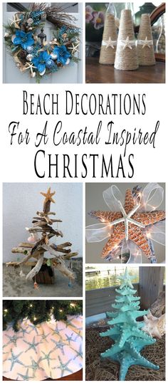 beach decorations for a coastal inspired christmas