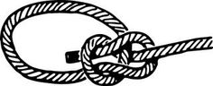 an image of a knot that is tied in the shape of a letter c on a white background