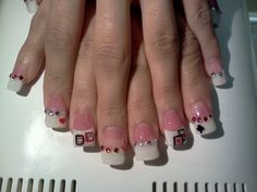 21st birthday nail art, with a gambling theme because we live in Nevada, and the birthday girl was now old enough to gamble! 21st Birthday Nails, Birthday Nail Art, Birthday Nail, Birthday Nails, Party Fun, My Nails, Nails Designs, 21st Birthday, Birthday Girl