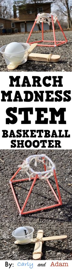 March Madness Stem, Basketball Stem, March Stem Challenges, Stem Bins, March Madness Basketball, Teaching Stem, Stem Lab, Stem Lesson, Ball Ideas