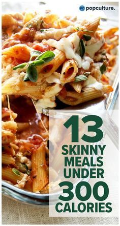 13 skinny dinners under 300 calories! All delicious, all healthy and all with Weight Watcher Points! | Popculture.com Makanan Diet