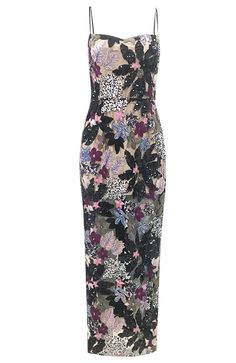 Floral Sequin Embroidered Maxi Dress Fall Going Out Outfits, Maxi Dress Design, September Outfits, Dresses Hoco, Long Sleeve Bandage Dress, Celebrity Inspired Dresses, Embroidered Dresses, Maxi Dress Designs, Simple Fall Outfits