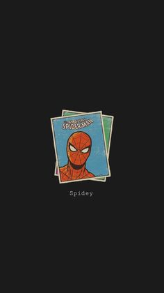 spider - man sticker on a black background