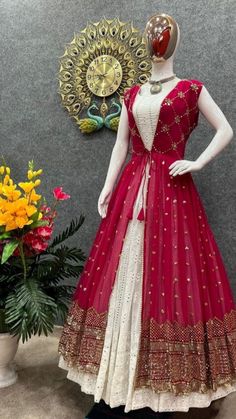 Kurti Design For Women, Long Kurti Design, Wedding Dress Sewing Patterns, Long Frock Designs, Long Gown Design, Girls Dresses Sewing, Latest Model Blouse Designs, Fancy Sarees Party Wear