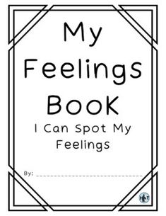 a book cover with the words, my feelings book i can spot my feelings