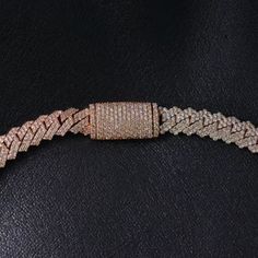 Cuban Link Necklace 10K Rose Pink Gold 7mm 20 Inches With 14 - Etsy