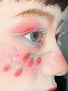 Edgy Makeup, Asian Eye Makeup, Creative Eye Makeup, Clown Makeup